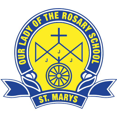 Our Lady of The Rosary Primary Logo