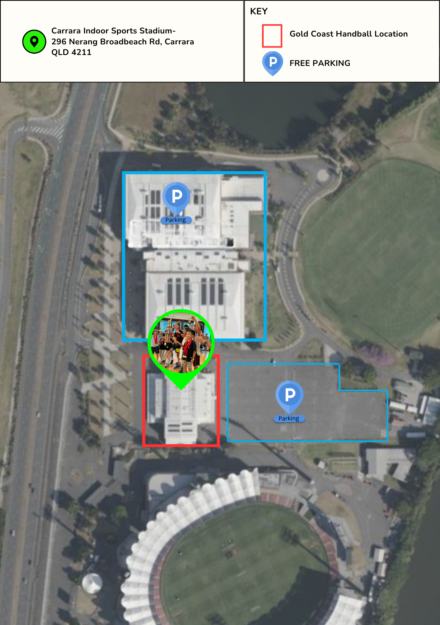 Gold Coast Camp Map