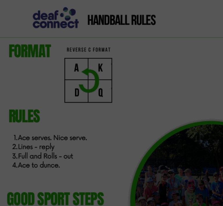 Deaf Games Rules